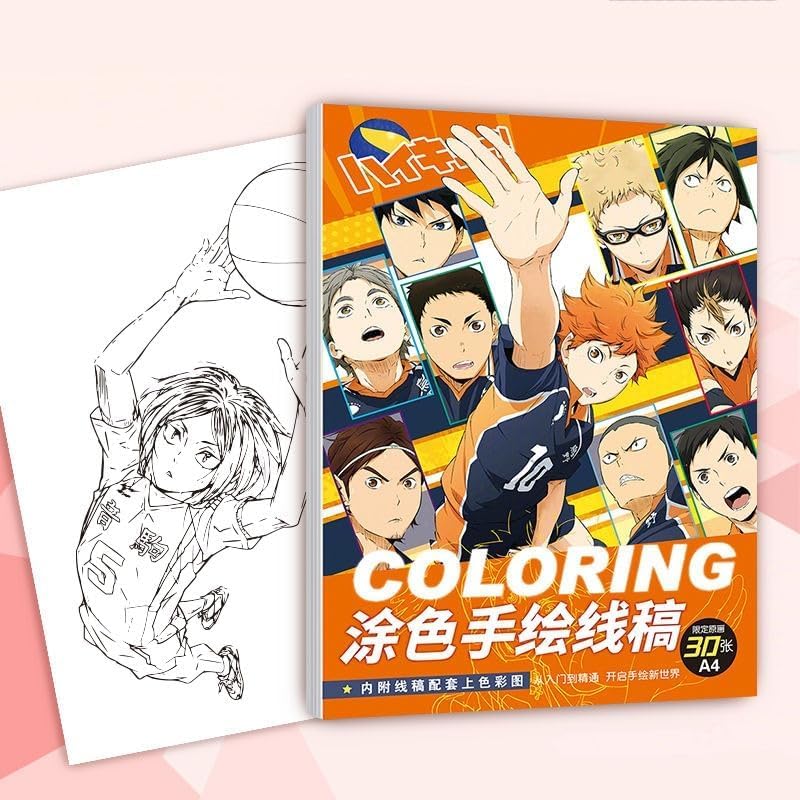 Amazon.co.jp: ハイキュー 塗り絵 手描き本 劇場版 日向翔陽